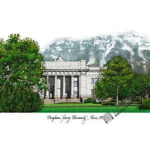  Brigham Young University Lithograph