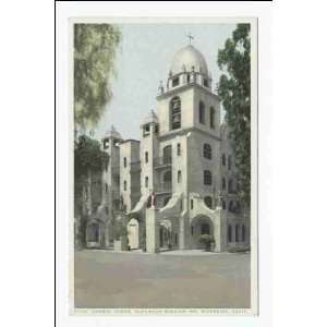 Reprint Carmel Tower, Glenwood Misssion Inn, Riverside, Calif 1898 