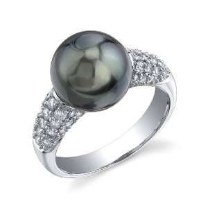 Tahitian Pearl & Diamond Serenity Ring