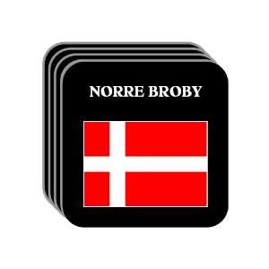  Denmark   NORRE BROBY Set of 4 Mini Mousepad Coasters 