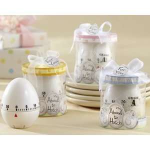 About to Hatch Kitchen Egg Timer in Showcase Gift Box (Yellow Pink 