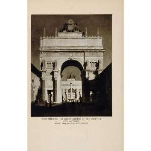  1915 Print Arch Court of the Universe McKim Mead White 