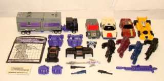 Menasor Metal * 100% Complete Stunticons 1986 Vintage G1 Transformers 