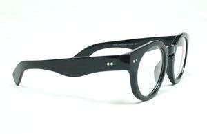 50s Vintage Clear Lenses Round Thick Frame Eye Glasses  