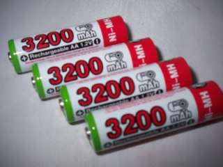 AA HR6 3200mAh Ni MH 1.2V Rechargeable Battery ULTRACELL PLUS AM3 
