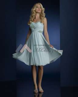 Sweetheart Knee Length Chiffon Bridesmaid Dresses Gown Size6 8 10 12 