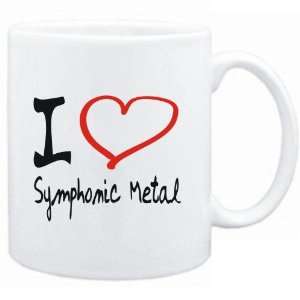    Mug White  I LOVE Symphonic Metal  Music