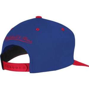  New York Giants Wordmark Logo Two Tone Snapback Hat (Blue 