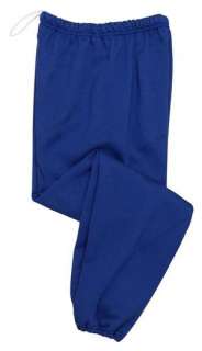 Jerzees Mens Super Sweats NuBlend Royal Blue Sweat Pants Size XL 