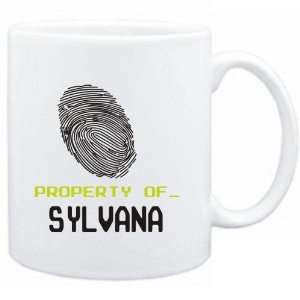  Mug White  Property of _ Sylvana   Fingerprint  Female 