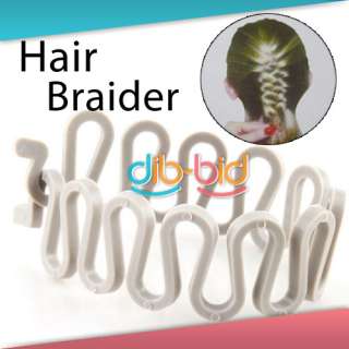 Magic Sports Hair Braider Twist Styling Braid Tool Holder Clip  