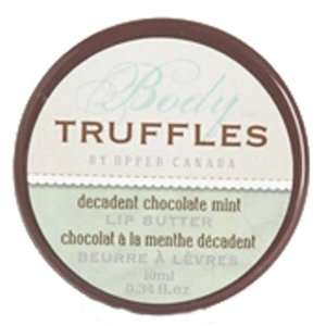 Upper Canada Soap And Candle Body Truffles Lip Butter, Chocolate Mint 
