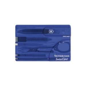  Victorinox Swiss Army SwissCard Translucent Sapphire 3.25 