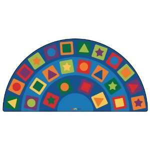  Seating Shapes Carpet   6 x 12 Semi Circle Toys & Games