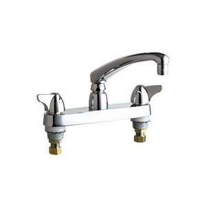  Chicago Faucets 1100 XKCP Chrome Manual Deck Mounted 8 