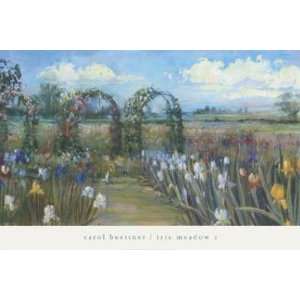  Iris Meadow I artist Carol Buettner 24x36 Home & Garden