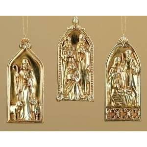  Club Pack of 12 Gold Nativity Holy Family/Shepherd/3 Kings 