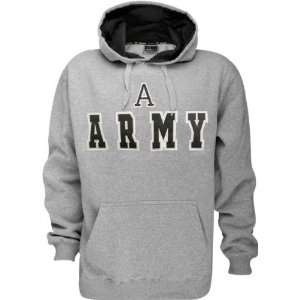 Army Black Knights Automatic Fleece Grey Hooded Sweatshirt 