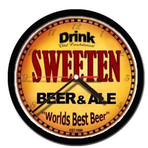  SWEETEN beer and ale cerveza wall clock 