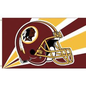    NFL Washington Redskins 3 by 5 Foot Helmet Flag