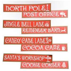 North Pole Sign Cutouts Toys & Games