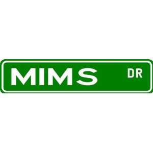  MIMS Street Sign ~ Family Lastname Sign ~ Gameroom 