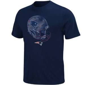  New England Patriots Rival Vision II T Shirt   Navy Blue 