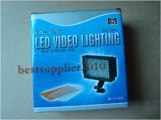 CN 126 LED Camera Video Camcorder Hot Shoe Light Lamp  