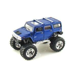  2008 Hummer H2 SUV Lifted Off Road 1/40 Blue Toys & Games