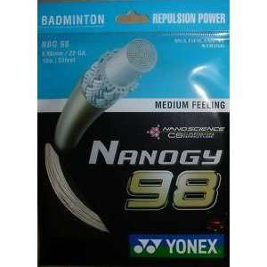  Yonex Nanogy 98 Gold Badminton String