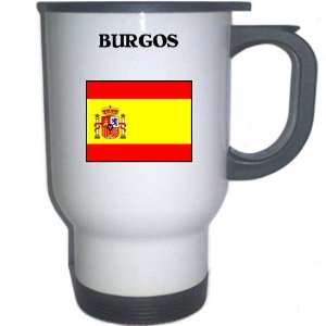  Spain (Espana)   BURGOS White Stainless Steel Mug 