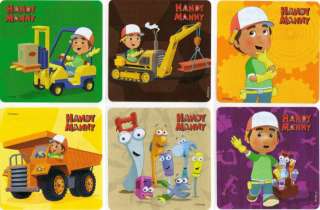 18 BIG HANDY MANNY STICKERS Party Favors  