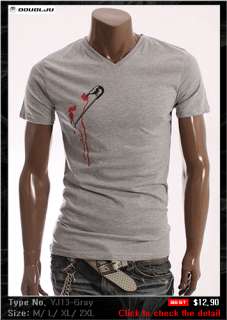 DOUBLJU Mens Short Sleeve T shirts Tee Collection 1  