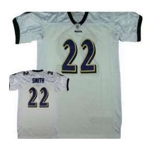  Baltimore Ravens jersey #22 Smith white jerseys size 48 56 