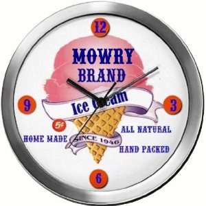  MOWRY 14 Inch Ice Cream Metal Clock Quartz Movement 