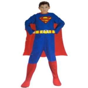  Boys Superman Costume with Cape 10 12 Husky Toys & Games