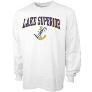  Lake Superior State Lakers Youth White Bare Essentials 