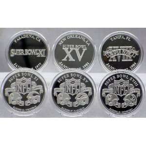  Oakland Raiders Silver Super Bowl Collection Coin Sports 