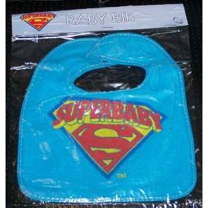  SUPERBABY (SUPERMAN) BLUE BABY BIB 