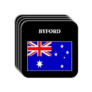 Australia   BYFORD Set of 4 Mini Mousepad Coasters 