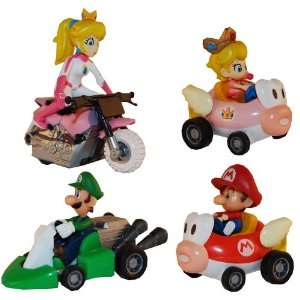  Super Mario Kart Figures Set of 4 Toys & Games