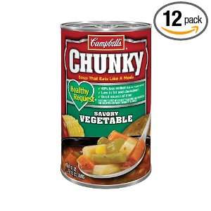 Campbells Chunky Healthy Request Vegetable, 18.8 Ounce (Pack of 12