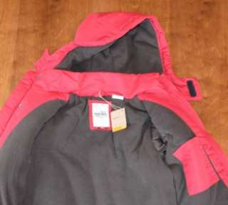 New Timberland Snowsuit Set Hooded Coat/ Snow Pants Boys size 6 Red 