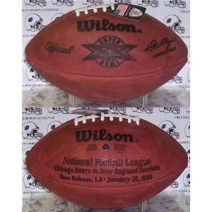Wilson Super Bowl 20 (XX) Official NFL Game Football   (Bears vs 