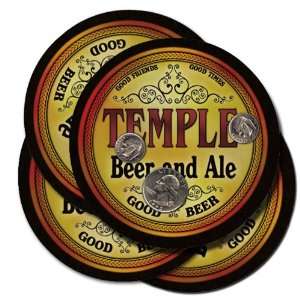  Temple Beer and Ale Coaster Set