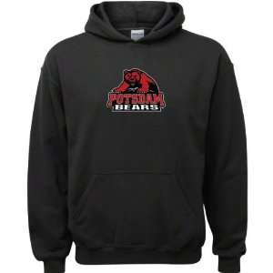  SUNY Potsdam Bears Black Youth Logo Hooded Sweatshirt 