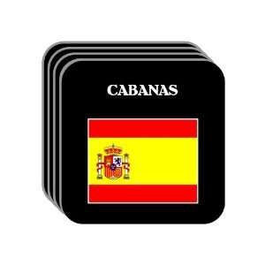  Spain [Espana]   CABANAS Set of 4 Mini Mousepad Coasters 