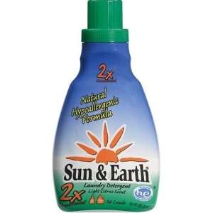 Sun & Earth   2x Laundry Detergent Citrus Scent (26 Loads)   50 oz.