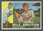 1960 Topps BILLY BRUTON 37 signed Autograph Braves  