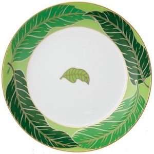  Lynn Chase Designs Gold Leaf Rim Soup Plate 9 Inch 
